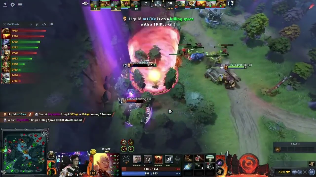 zai's dance. Team Secret vs. Team Liquid - Dota 2 Ti11 Final Day