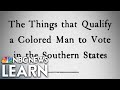 Reconstructing Power: African American Political Activism and Jim Crow Laws