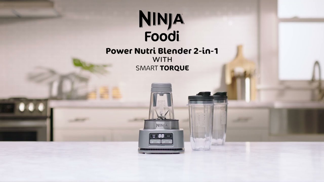 Ninja Foodi Power Nutri Blender 2 In 1 – CB100EU - YouTube