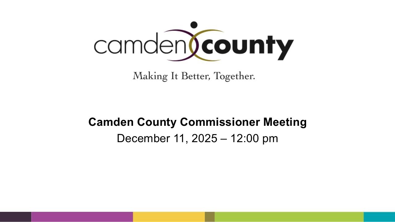 Camden County Board of Commissioners December 2025 Meeting