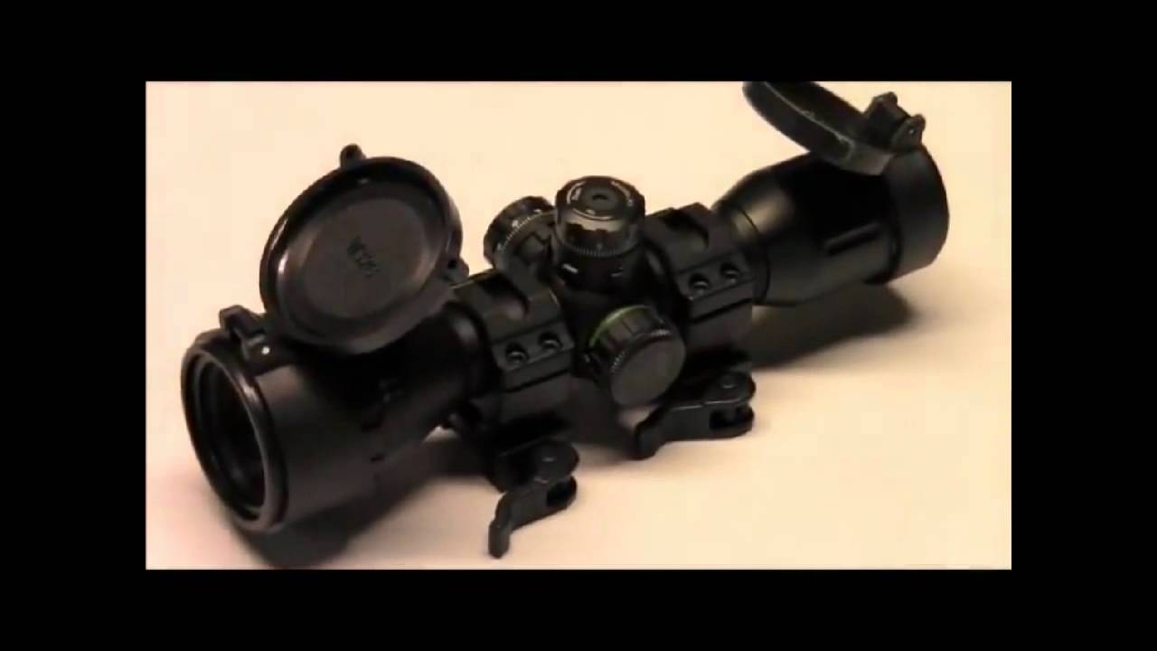 UTG 3 9x32 Compact CQB Bug Buster AO RGB Scope YouTube