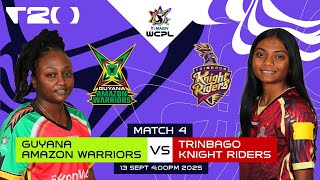 Live Trinbago Knight Riders Women Vs Guyana Amazon Warriors Women Wcpl 2025