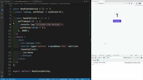 React 18 Tutorial - UseState SetTimeout