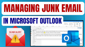 Managing Junk Email in Microsoft Outlook #outlook #outlooktips
