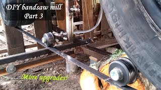 DIY bandsaw mill - part 3 (Getting there) Milling some stuff.