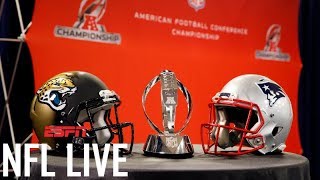 Picking the AFC Championship Game: Jaguars or Patriots? | NFL Live | ESPN