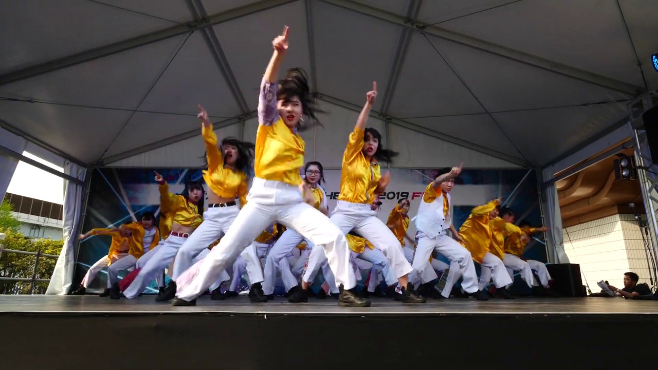 京都文教高校 ダンス部 アカミズキ Dance Alive Hero S 19 Final Gatsby Sky Stage Youtube
