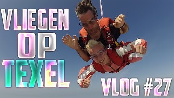 TANDEM SPRONG OP TEXEL!! (3KM HOOGTE)-DitIsArjen Vlog #27