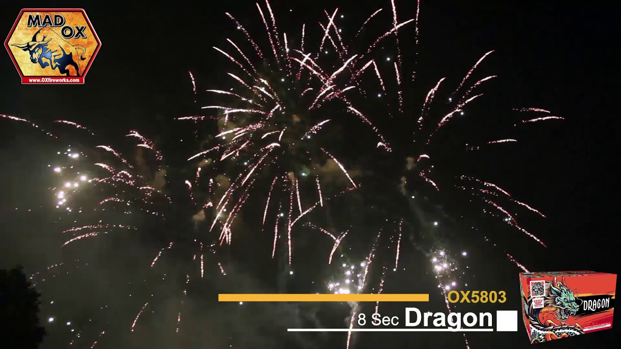 1.4G FIREWORKS: 24S DRAGON OX5803 - YouTube