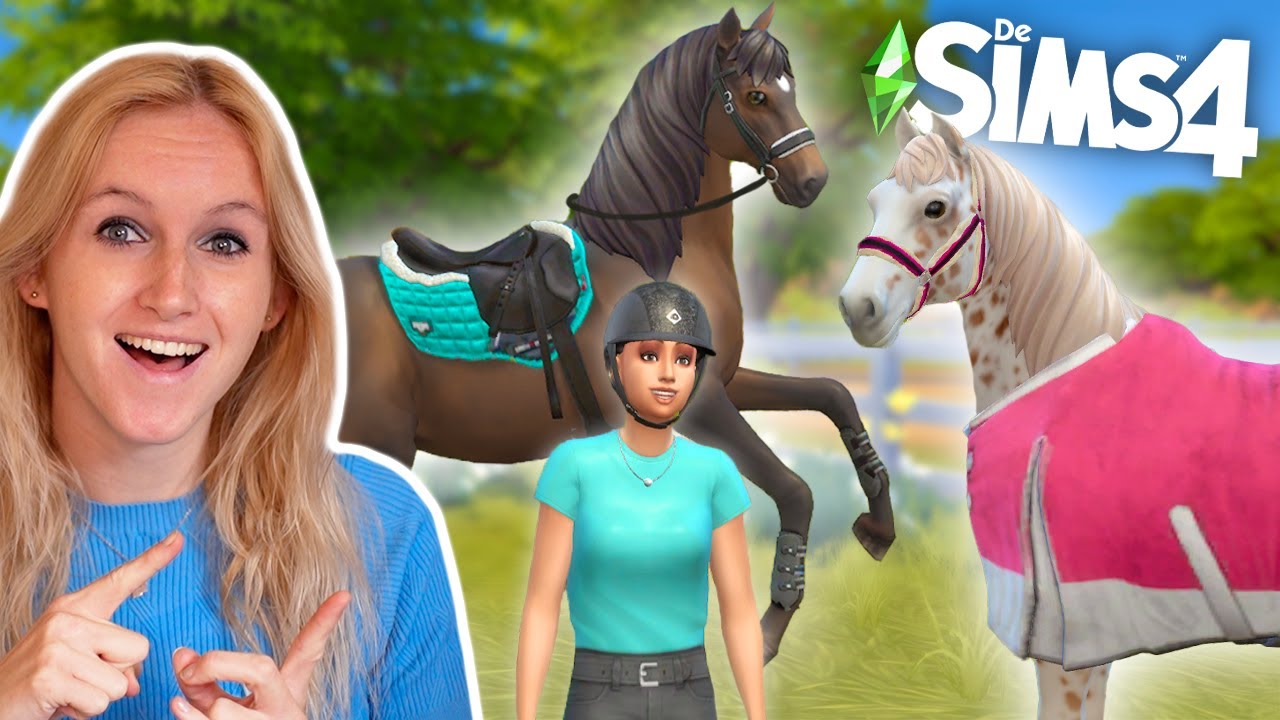 NIEUW TUIG voor mijn PAARDEN op de Sims 4! 🤩🐴 Dekens, halsters, dekjes & meer!