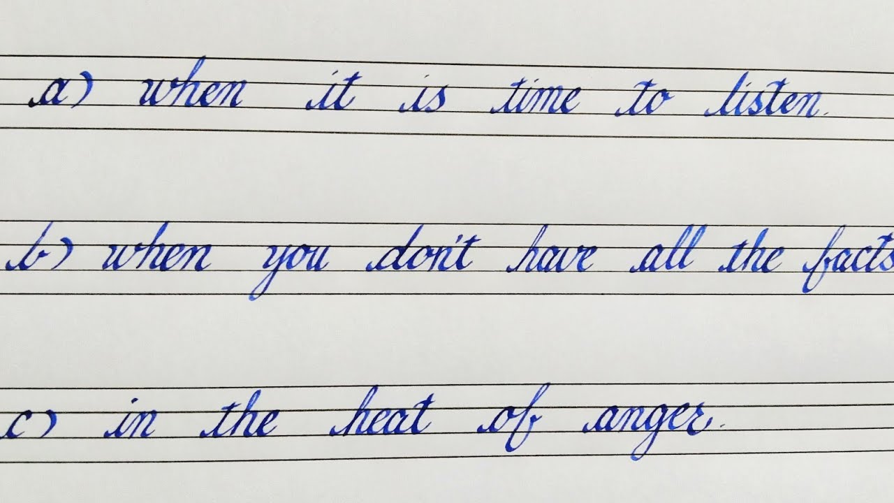 How to write beautiful handwriting with calligraphy pen? - YouTube