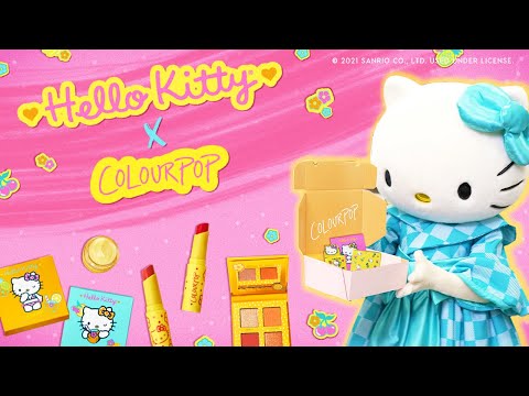 Hello Kitty at ColourPop Headquarters | Hello Kitty Tropical Escape Collection