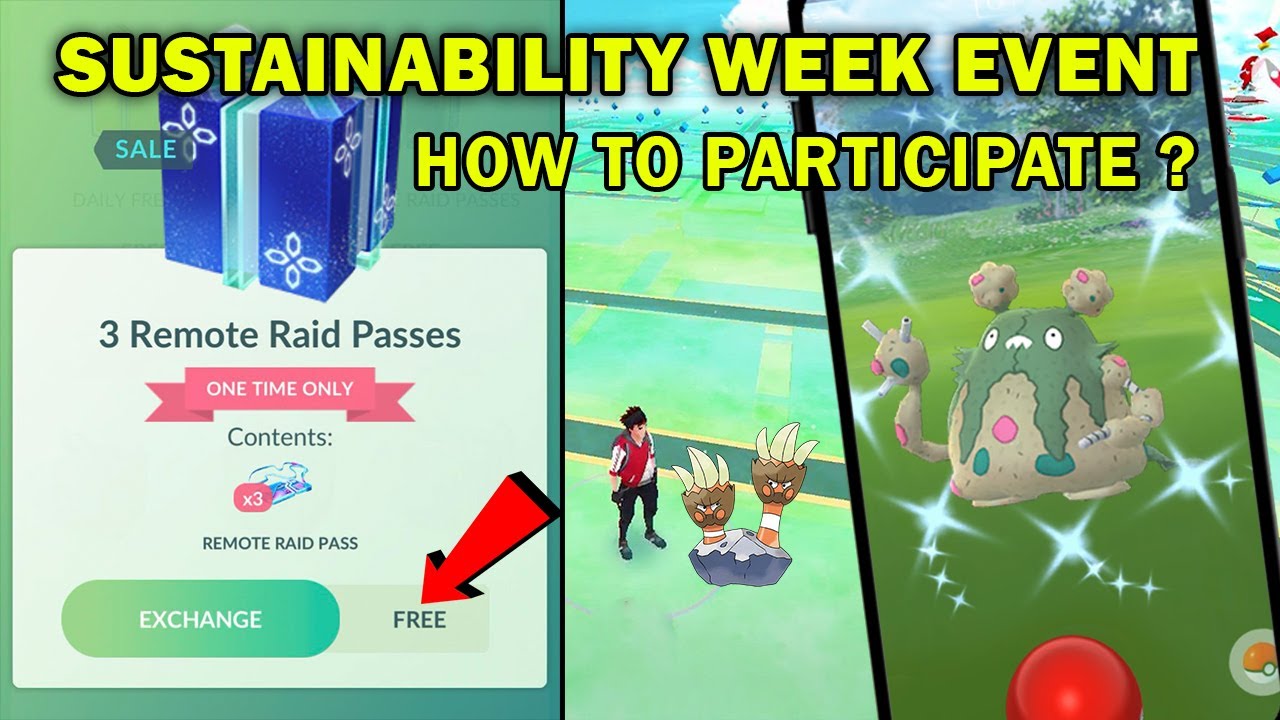 How To Participate in Pokemon Go Sustainability Week Event Get