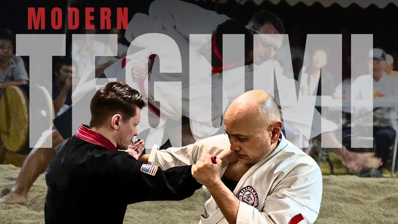 I Learned CLINCH fighting from Ancient OKINAWAN TEGUMI and BJJ