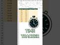 How to Make a Time Tracker in Excel