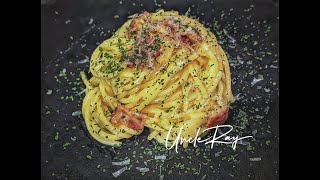 卡邦尼意粉煙肉忌廉版/Carbonara bacon and cream version by Uncle Ray Food Lab 2,256 views 2 years ago 7 minutes, 9 seconds