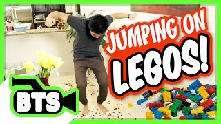 Jumping on Legos! (BTS)