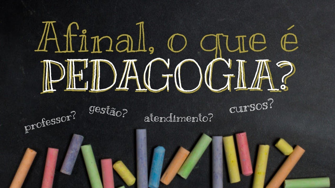 Afinal, o que é PEDAGOGIA? Profissões que um pedagogo pode exercer YouTube Afinal, o que é PEDAGOGIA? Profissões que um pedagogo pode exercer YouTube