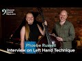 Phoebe russell on double bass left hand technique