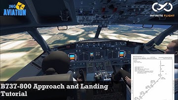 Infinite Flight Tutorial - How to Land the Boeing 737-800 | Approach & Landing