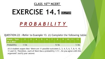 Class 10 chapter 14 Exercise 14.1 Q.22  || NEW NCERT solutions || PROBABILITY || MATH SOLUTION 10TH