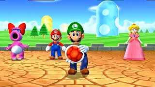 Mario Party 9 -  Birdo Vs Mario Vs Luigi Vs Peach Master Difficulty| Cartoons Mee