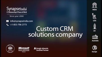 Custom CRM solutions company – SynapseIndia
