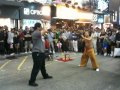 Shaolin Kungfu Street Performance in Mong Kok HK