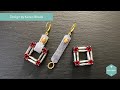 Orient Express Charm Tutorial | Beaded Interchangeable Earrings | CRAW Bugles Toho Miyuki Beads