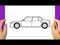 How to draw a car