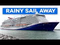 Carnival Mardi Gras and MSC Seashore Sail Away from Port Canaveral!