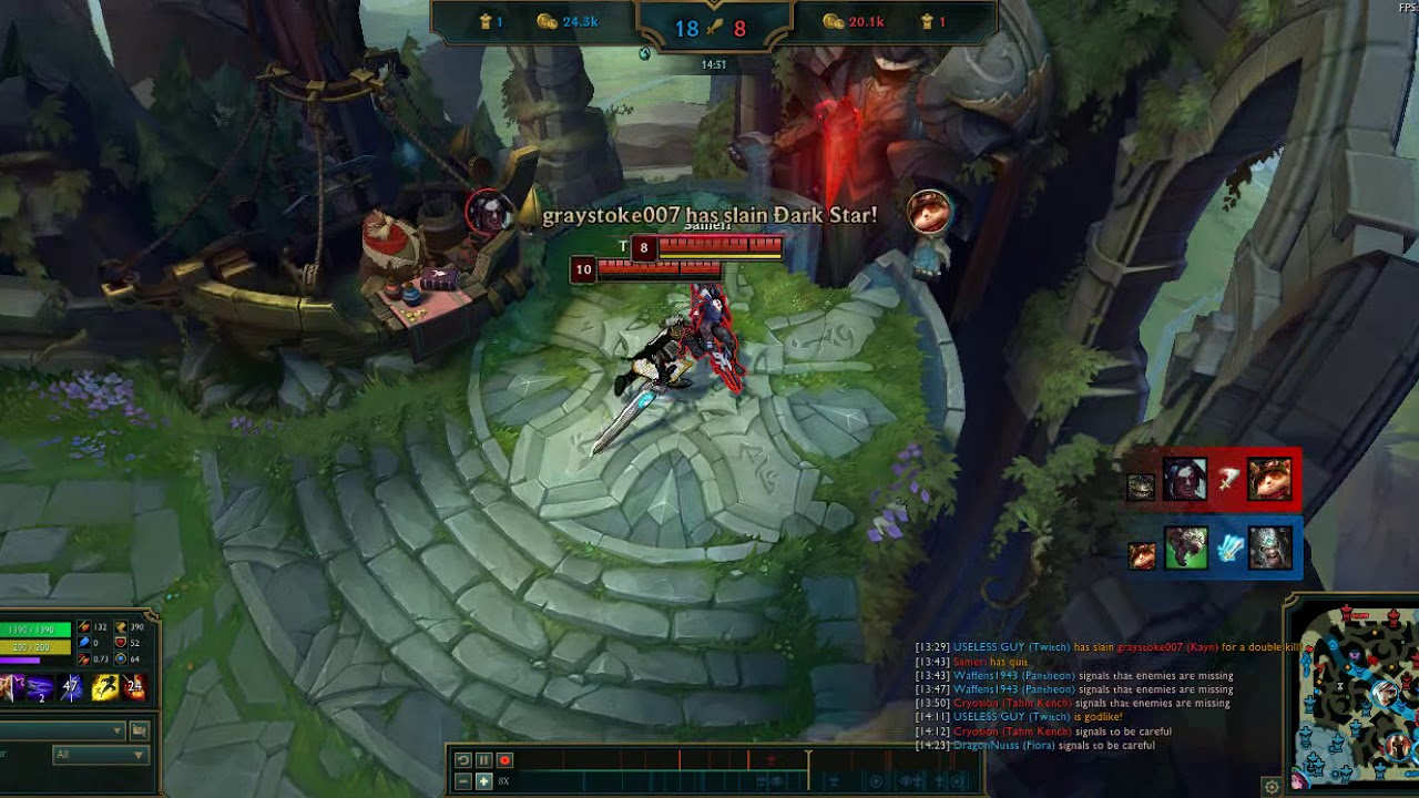 Sameri  - League of Legends (Mastery 7 Zed Rage Quit / AFK)