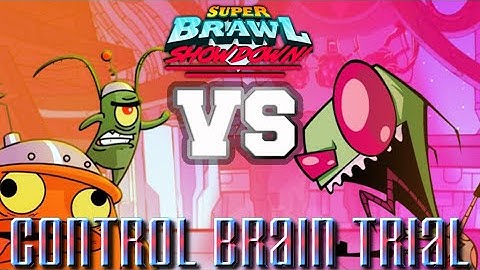 Plankton vs Invader Zim | Super Brawl Showdown v0.3.0b Full Match Gameplay