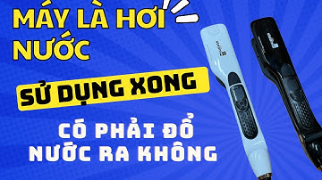 Máy duỗi tóc hơi nước Steam Plus dùng xong có phải đổ nước ra không ?