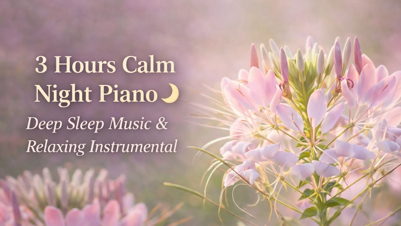 3 Hours Soft Piano Instrumental 🌿 Relaxing Music for Sleep | Meditation & Stress Relief