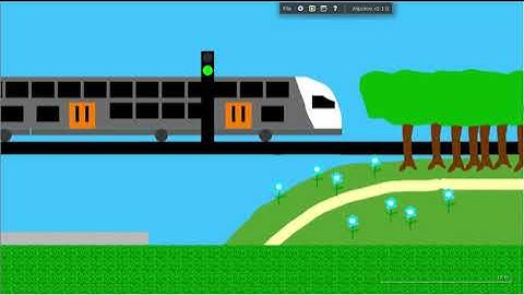 BR 462 stops at a red traffic light at Flenshee, goes through the nice ridge, stops at Algodoo HBF!