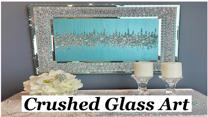 Easy DIY Bling Framed Canvas Art