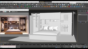 3dsmax Tutorials, Learn 3D Modeling a Wardrobe (Almirah) & Assets from Scratch in 3dsmax.