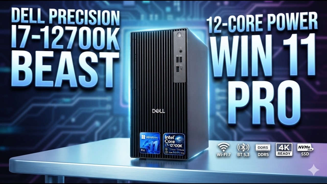 Dell i7-12700K Desktop Review | Worth It? 12-Core Power PC - YouTube