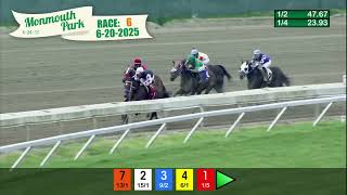 MONMOUTH PARK 06-20-2025 RACE 6