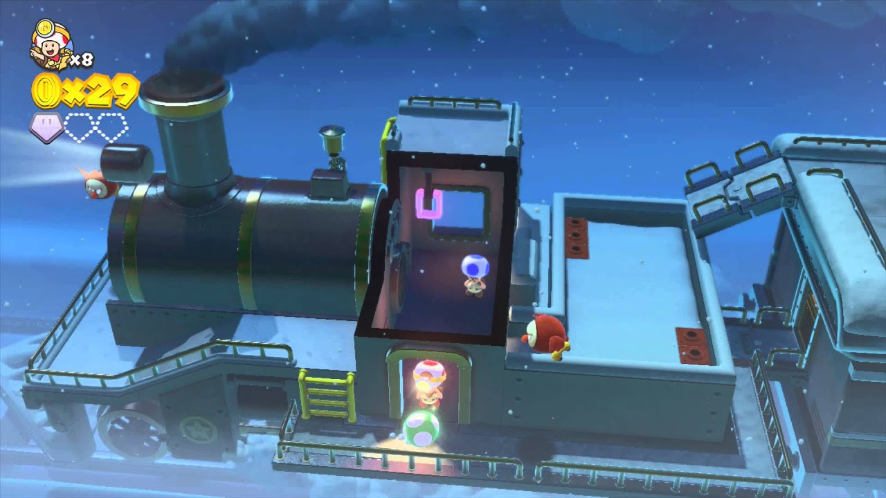 Captain Toad: Treasure Tracker ~ Episode 1 - Level 17: Blizzard on the Star Express