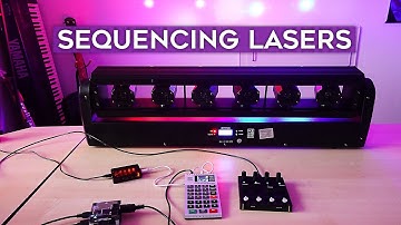 Tutorial: controlling lasers with DMX, QLC+ and a hardware MIDI sequencer (sponsored by SHEHDS)