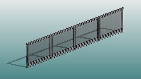 Everyday Revit (Day 279) - Use curtain wall for a mesh fence