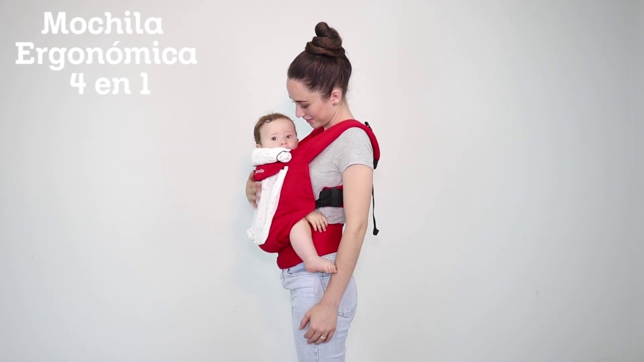 Cangurera Bebe Porta bebes Mochila Porteo Ergonómica 4 En 1