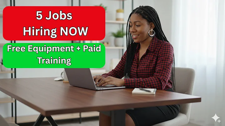 5 Remote Jobs Hiring Now | No Degree, Paid Training, Equipment Provided (Work From Home!)