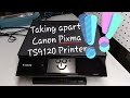 Taking Apart Canon Pixma TS9120 Printer for Parts or Repair