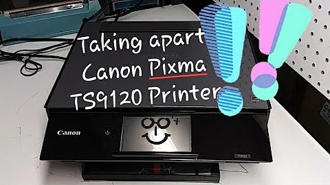 Taking Apart Canon Pixma TS9120 Printer for Parts or Repair
