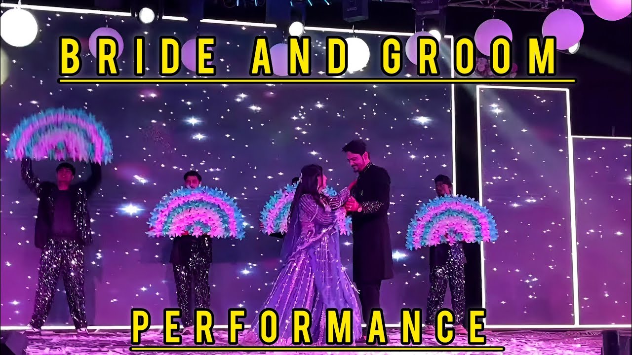 Bride & Groom First Dance Goals || Ladies Sangeet Performance 💥😍