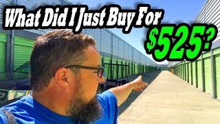 What did I just buy for $525 at the abandoned storage locker auction?