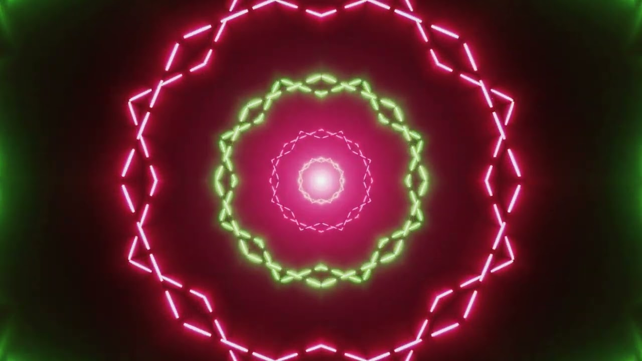 Screensaver || DJ Visualization Neon Background Light Animation Loop ||